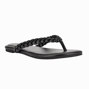 Nine West Wantit Flat Teenslippers Zwart Nederland | XDQ-964083